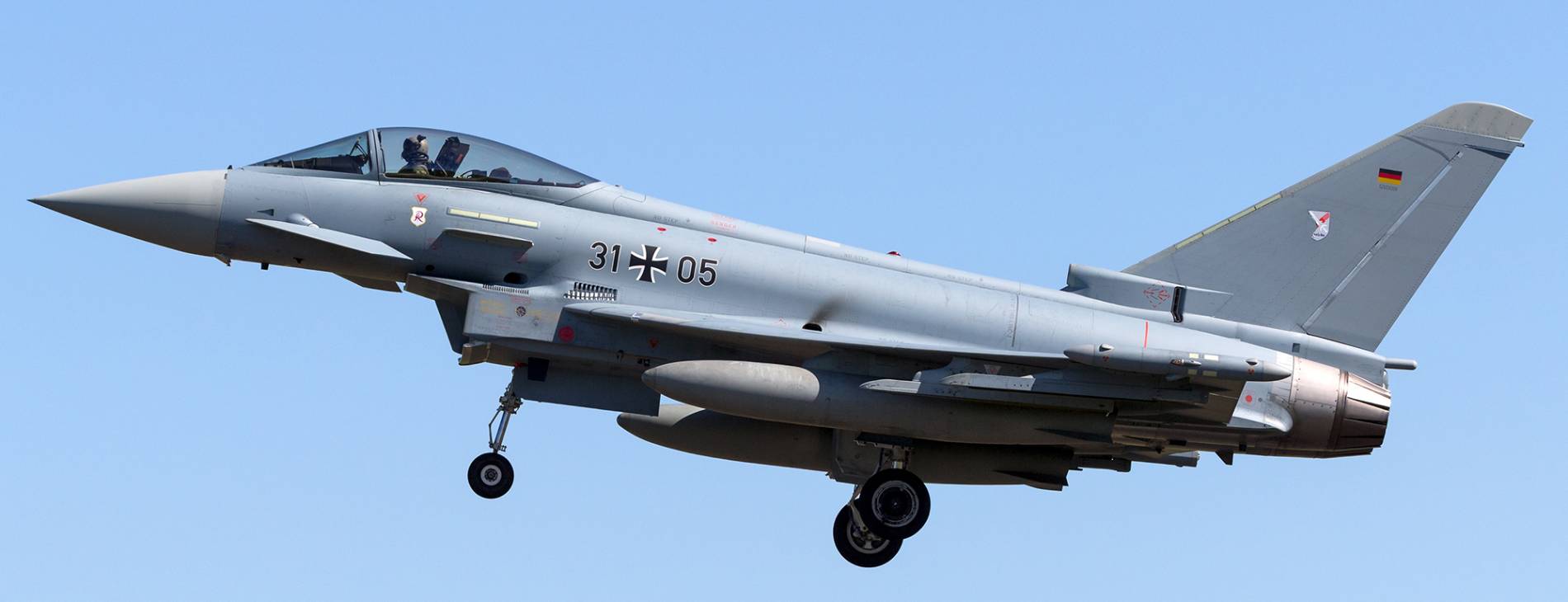 picture showing an n eurofighter plane
