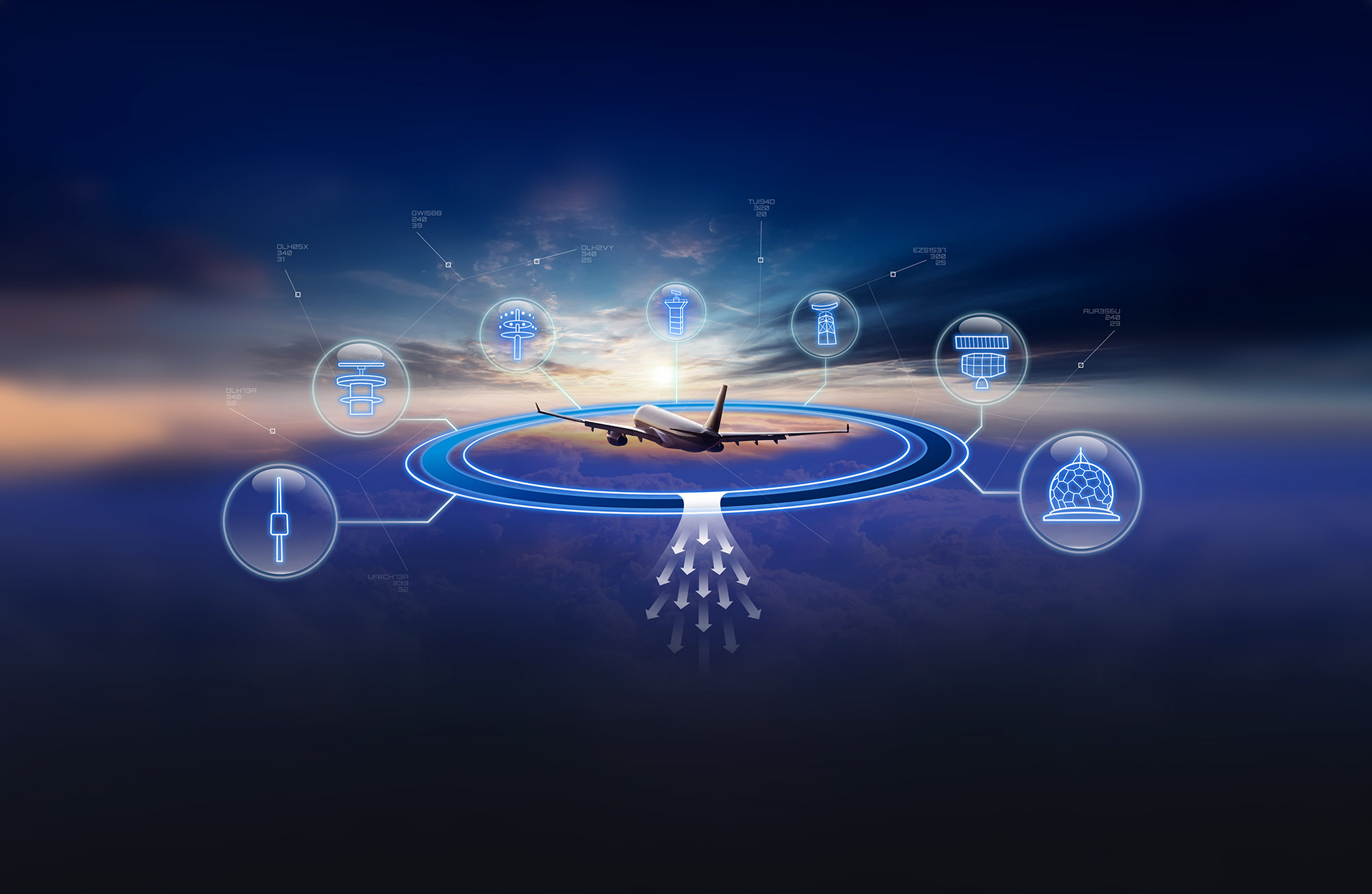 Multi-sensor data fusion header picture, for Surveillance Data Processing