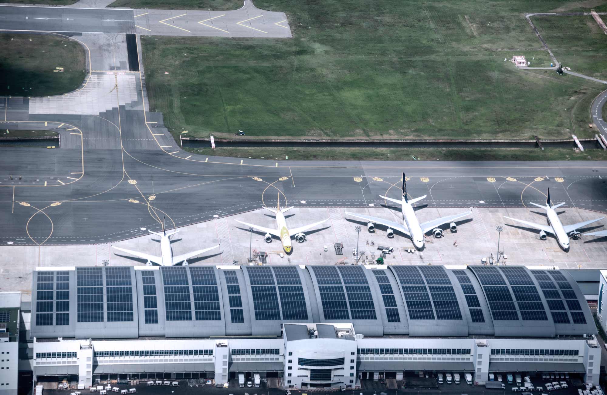 Pre-Departure Sequencer header picture, showing an airport