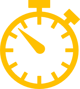 clock icon, reflecting flexibility in working