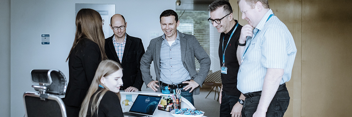 Frequentis Slovakia, team picture