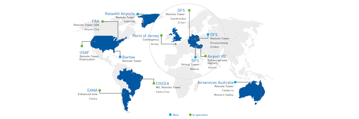 Deployed solutions around the world