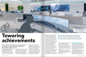 Regional Gateway article about towering achievements, interview Frequentis