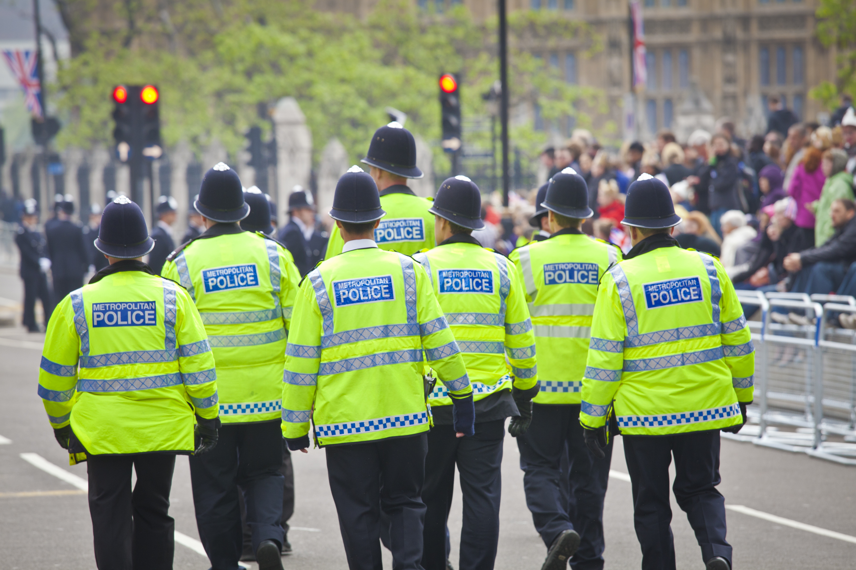 Much police many. Metropolitan Police service.
