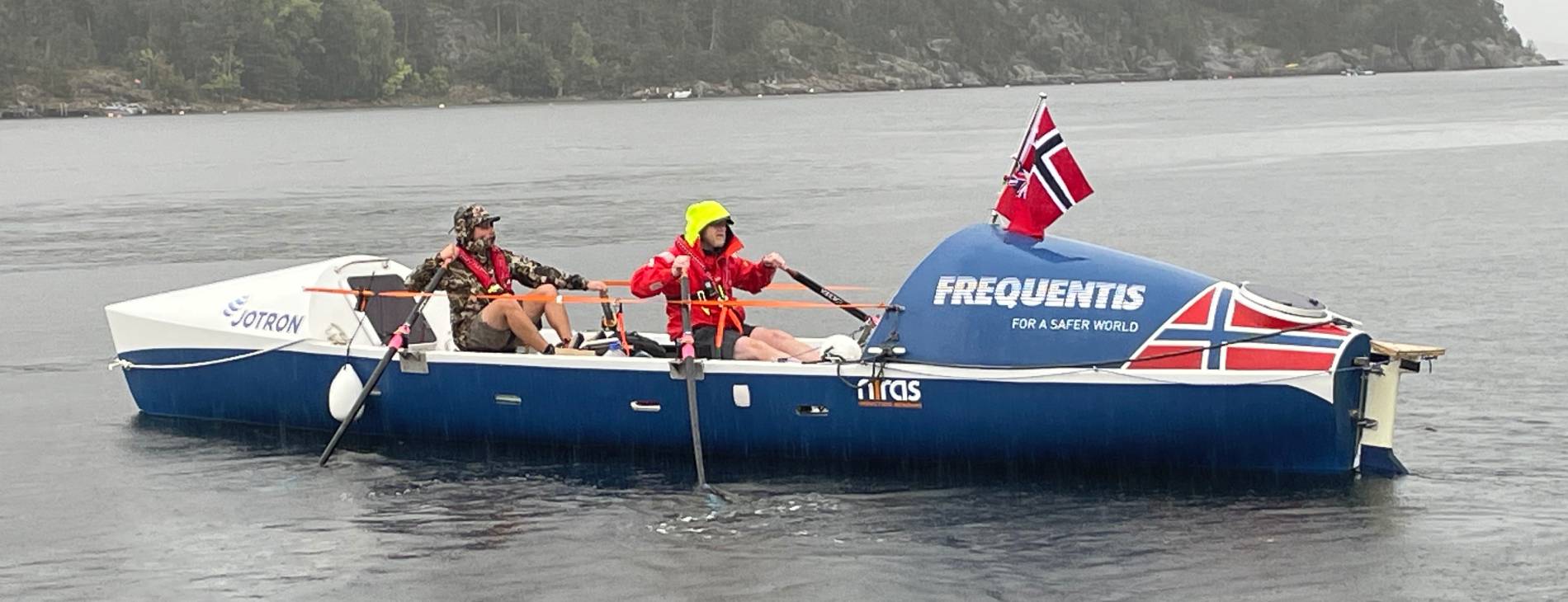 The Nordic Endeavor boat takes its maiden row 