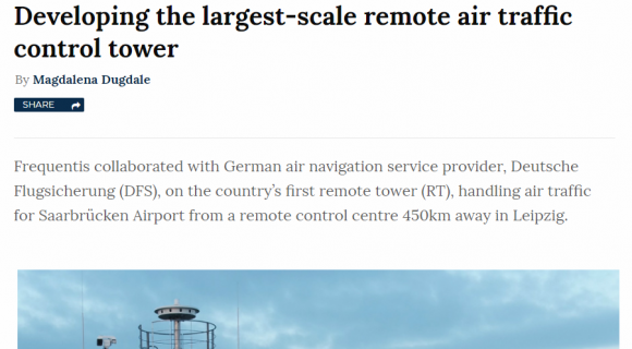 The largest-scale remote air traffic control tower